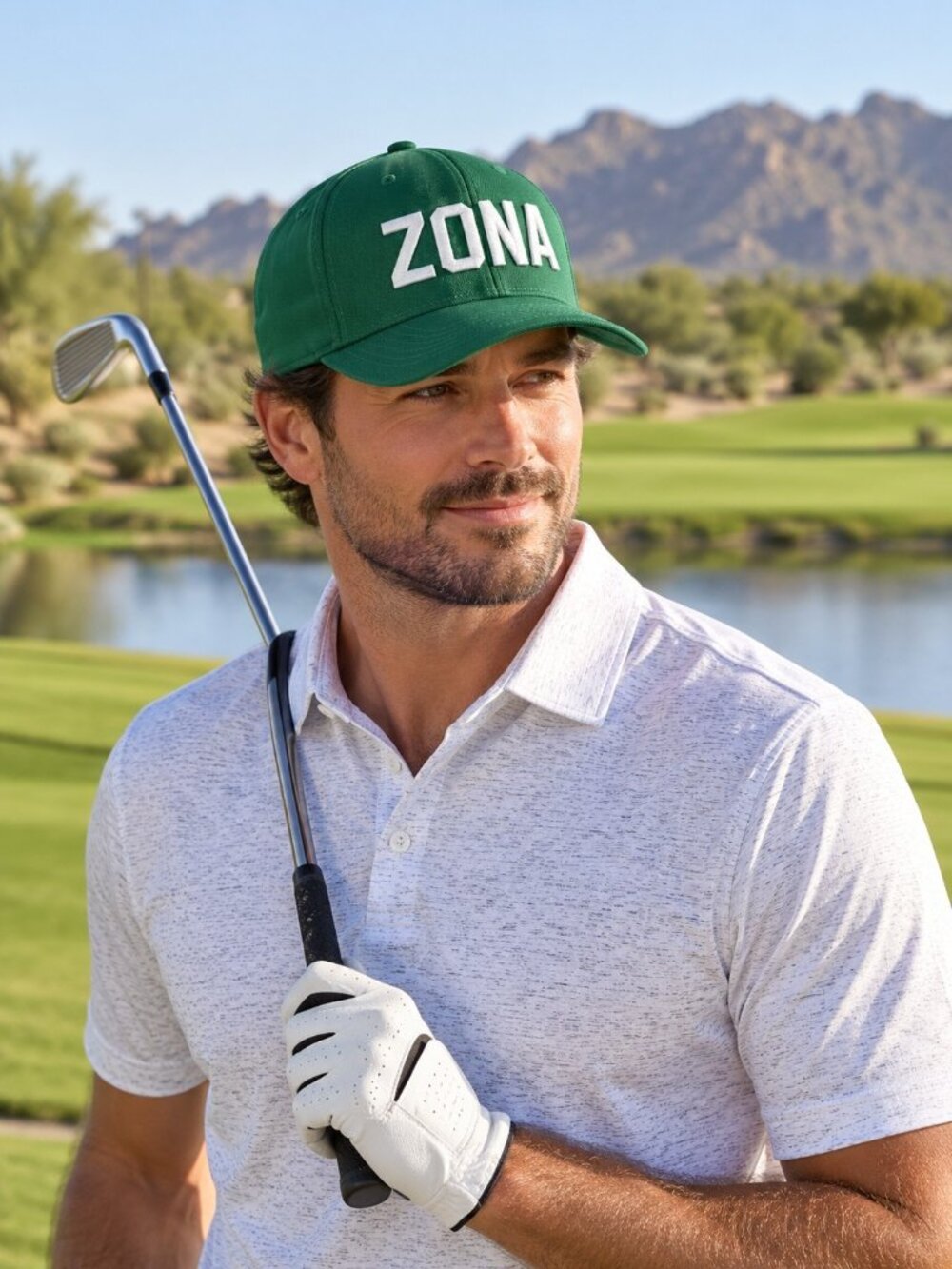 G/Fore ZONA Golf Hat Green